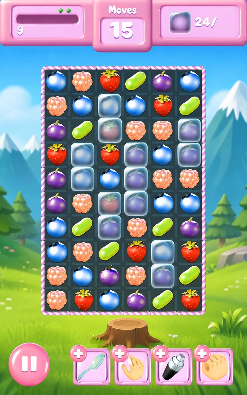 Myrith Berry Merge berry match board